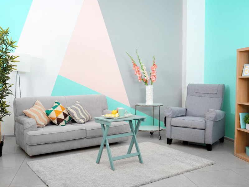 Multi colour room painting - Beautiful Homes