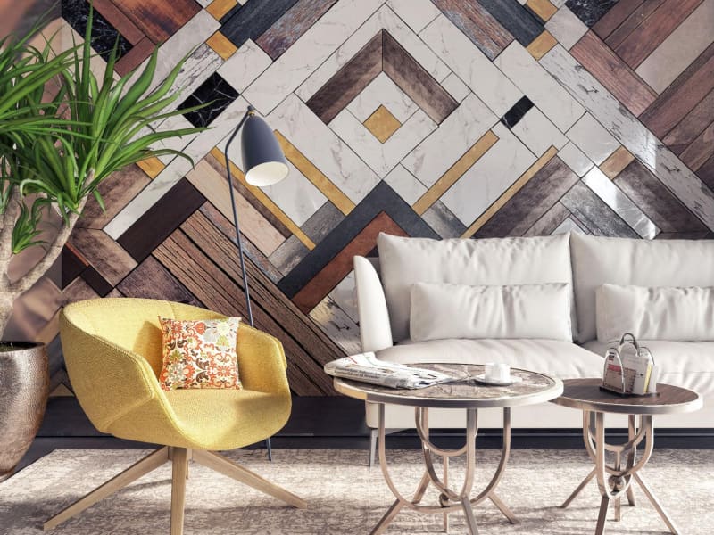 Multi coloured walls - Beautiful Homes