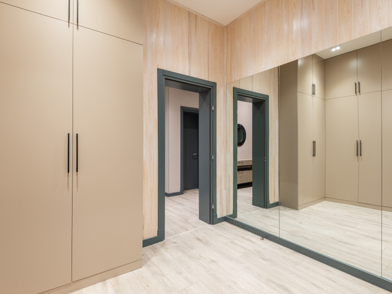 Swing wardrobe designs for a small bedroom design - Beautiful Homes