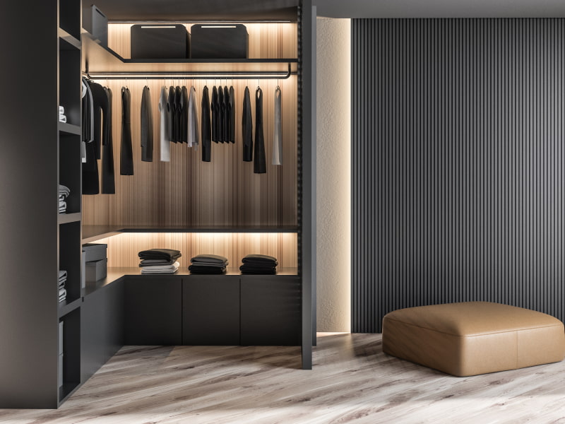 Stylish open wardrobe designs for your home - Beautiful Homes