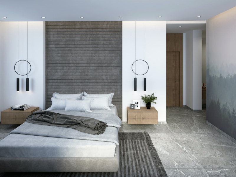 Grey Tone Scandinavian Bedroom Designs - Beautiful Homes
