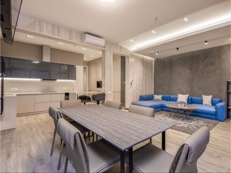 Navy blue & white sofa colour combination for your home - Beautiful Homes