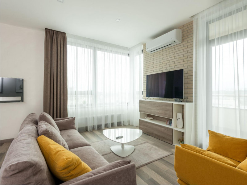 Yellow & grey sofa colour combination for your sofas - Beautiful Homes