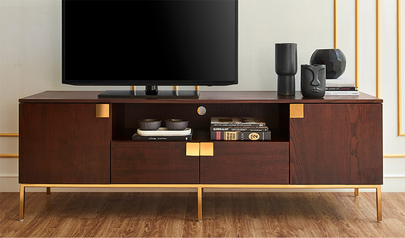 Lovely wooden tv wall design for living room – Beautiful Homes