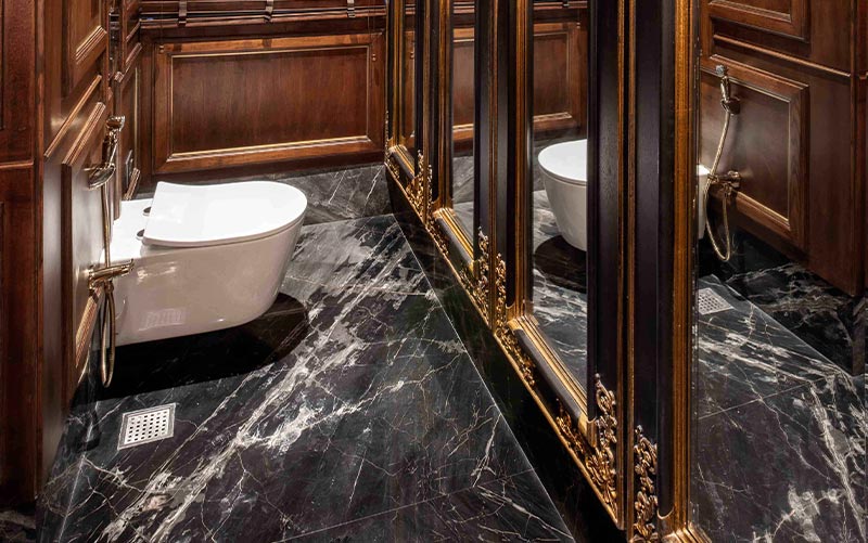 Elegant marble tile bathroom design for your home design – Beautiful Homes