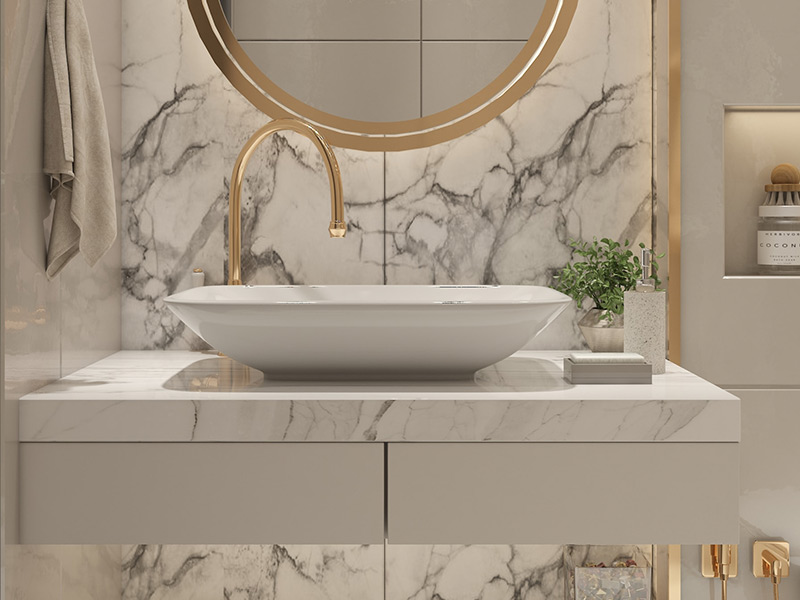 Stunning bathroom marble tiles for wall for your home design – Beautiful Homes