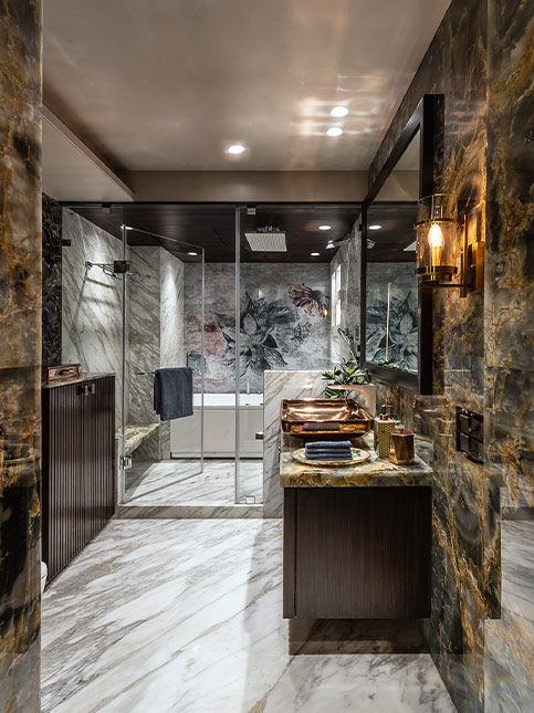 Stylish marble bathroom design for your home design – Beautiful Homes