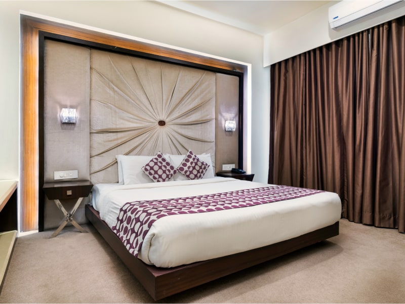 Bedroom wall decor with wallpaper & paneling - Beautiful Homes