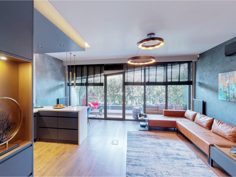 Wallpaper panels for the living room wall décor - Beautiful Homes