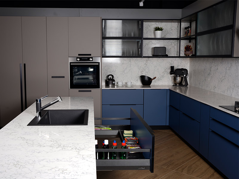 Deep drawer kitchen trolly designs for your home - Beautiful Homes