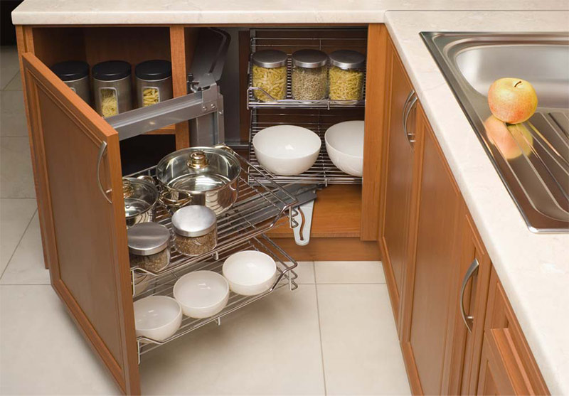 Under kitchen sink storage ideas - Beautiful Homes