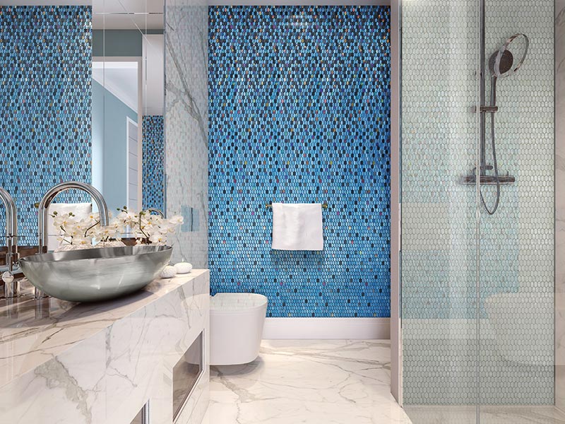 Blue Bathroom Tiles Ideas – Beautiful Homes