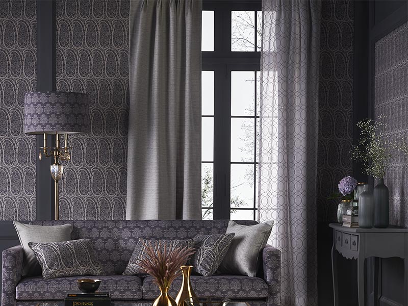 Dark toned curtain colour combination design for your house design – Beautiful Homes