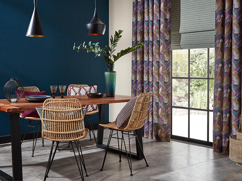 Bright & vibrant curtain colour combination for your home design – Beautiful Homes