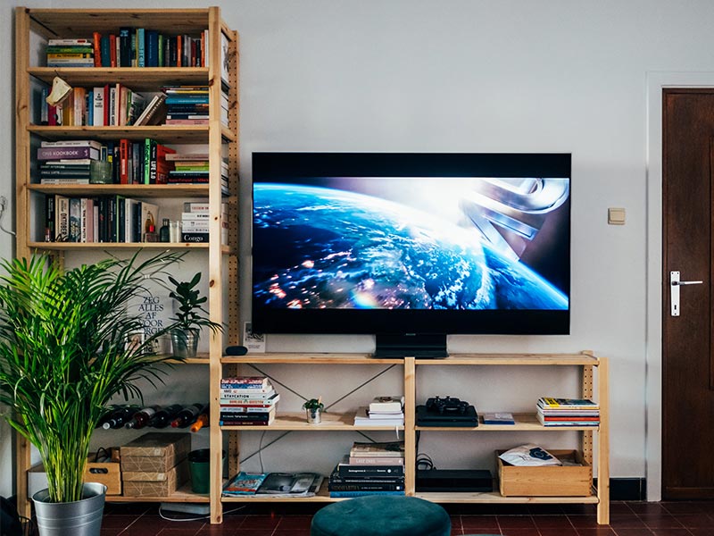 Brown TV Unit Ideas - Beautiful Homes