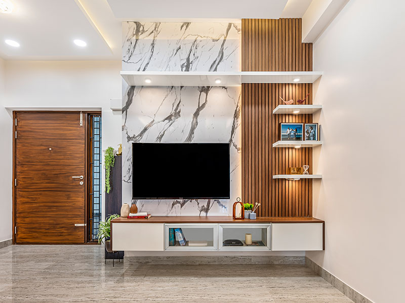 Dark Brown TV Unit Ideas - Beautiful Homes