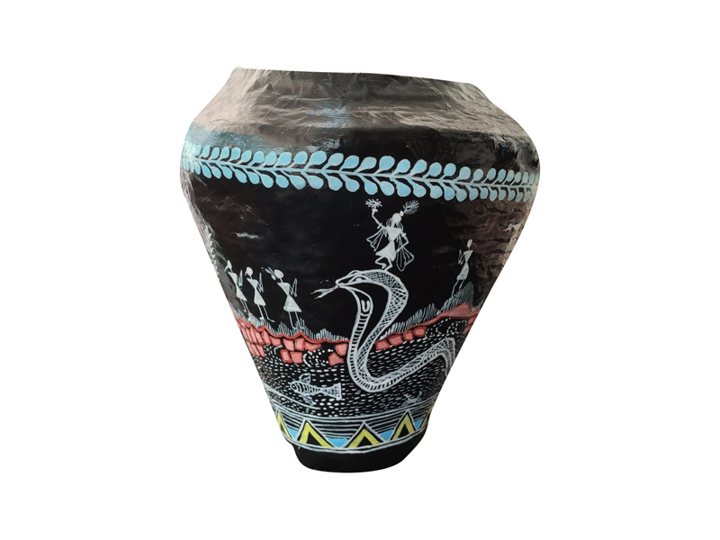 Warli Art Basket by Padukas Artisans – Beautiful Homes
