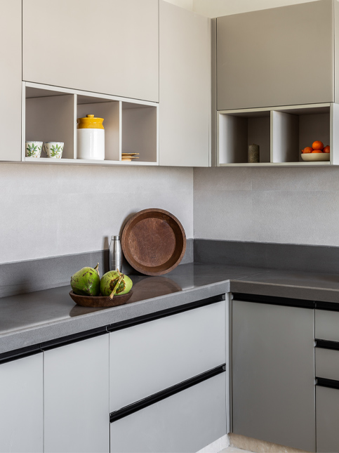 Simple open kitchen cabinets design for your kitchen interiors - Beautiful Homes