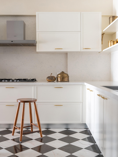 Stylish white kitchen cabinets design for your kitchen interiors - Beautiful Homes