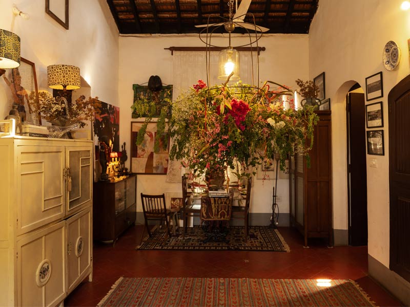 Plant chandelier by Ranji Kelekar - Beautiful Homes