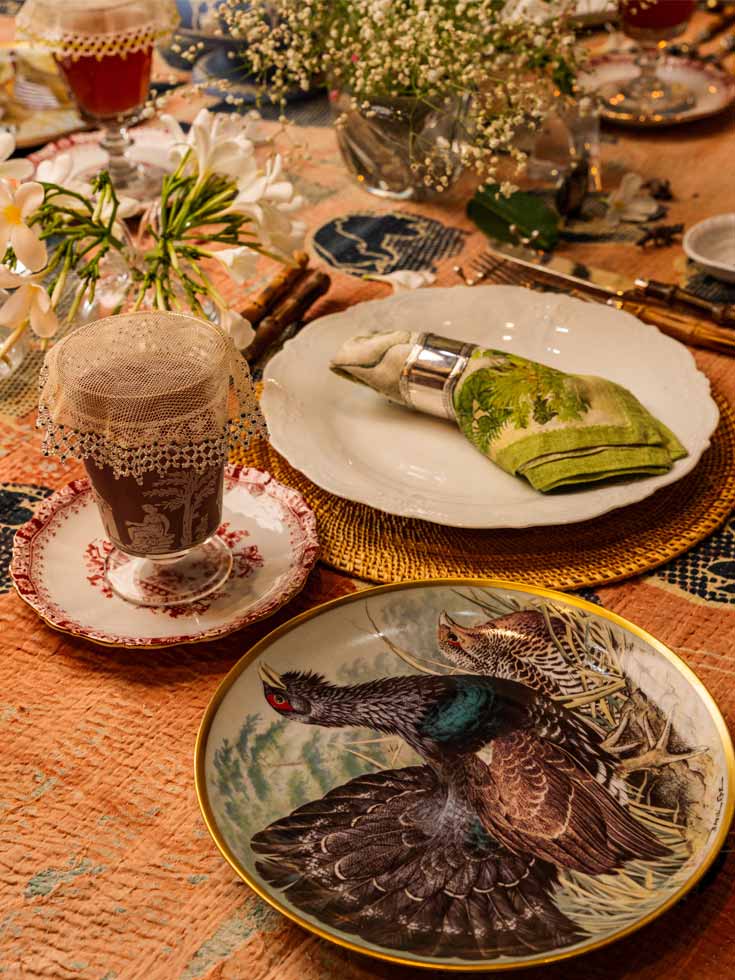 Animal motif plates by Ranji Kelekar - Beautiful Homes