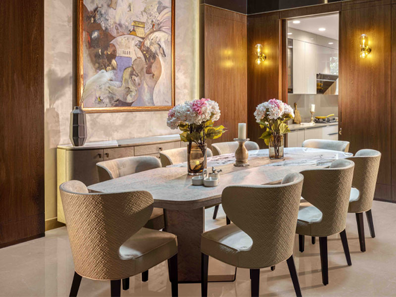 Decorated white dining table for your home - Beautiful Homes