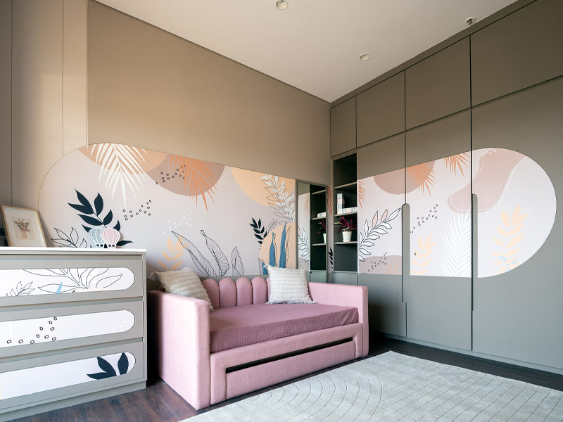 Pink corner bed designs for your home – Beautiful Homes