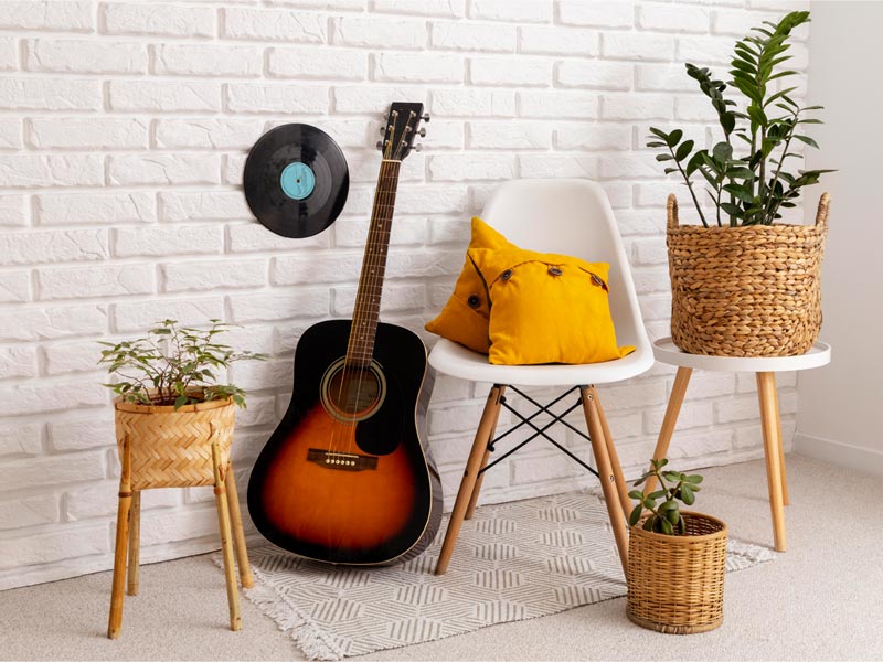Cozy music room décor – Beautiful Homes