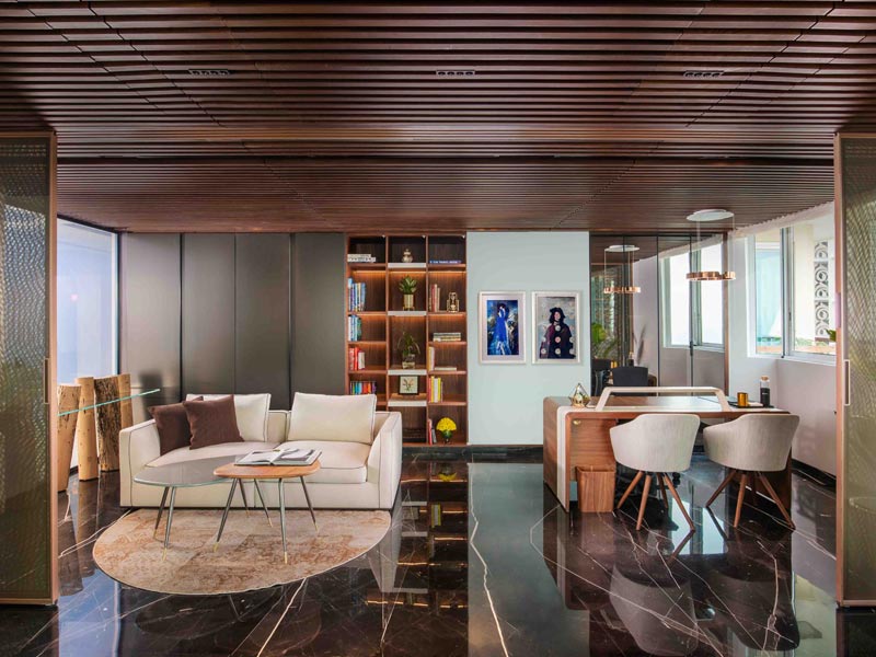 Chic hall showcase design for your hall interiors - Beautiful Homes