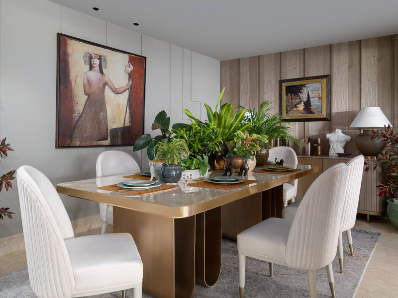 Light brown wooden wall design for your interiors - Beautiful Homes