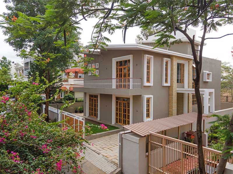 Warm exterior paint colour for your house – Beautiful Homes