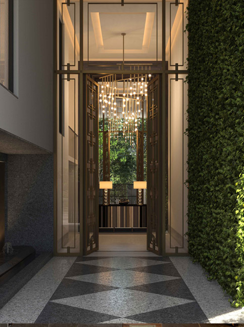 Simple patterned hallway tiles design – Beautiful Homes