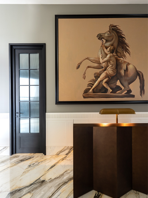 White marble tile design for your house interiors- Beautiful Homes