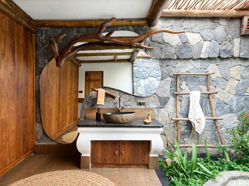 Natural stone wall design idea for your space – Beautiful Homes 