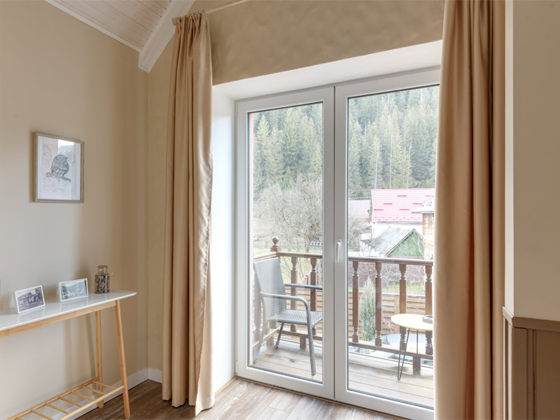 Cream door curtain for your space – Beautiful Homes