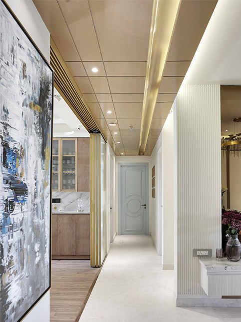 Simple yet elegant tile false ceiling tile design - Beautiful Homes