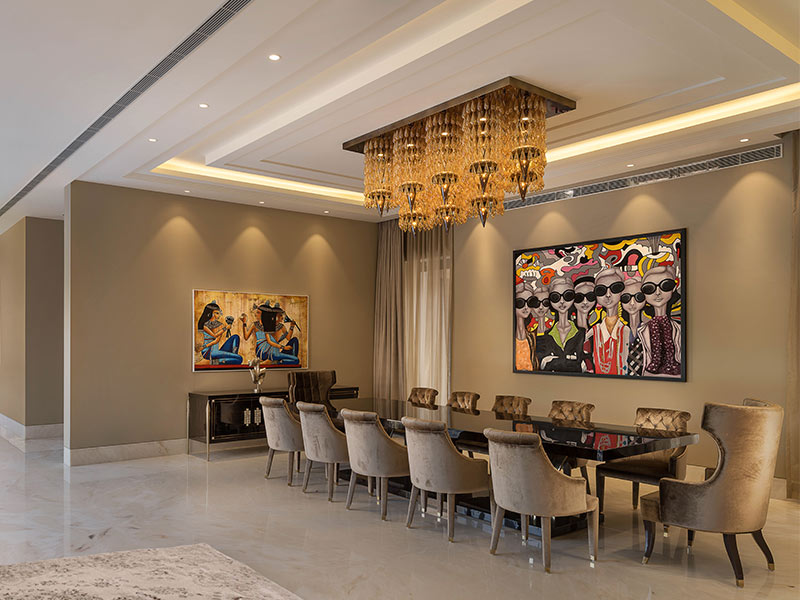 Yellow false ceiling profile light – Beautiful Homes