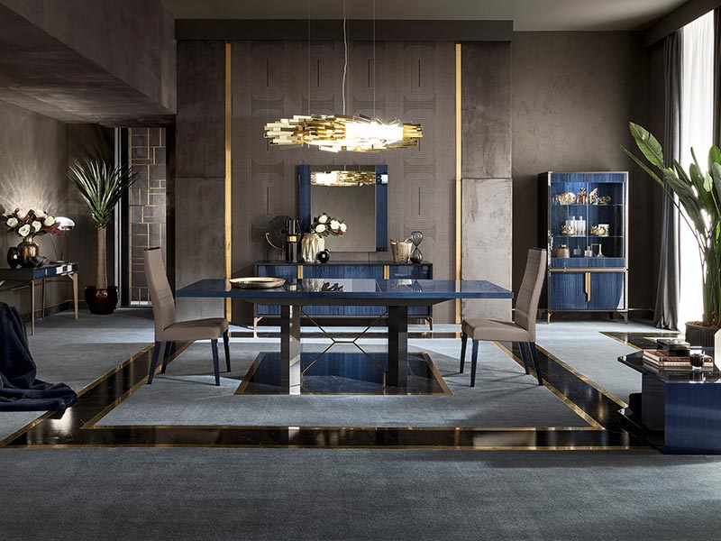 Floor carpet tiles for an industrial dining room - Beautiful Homes