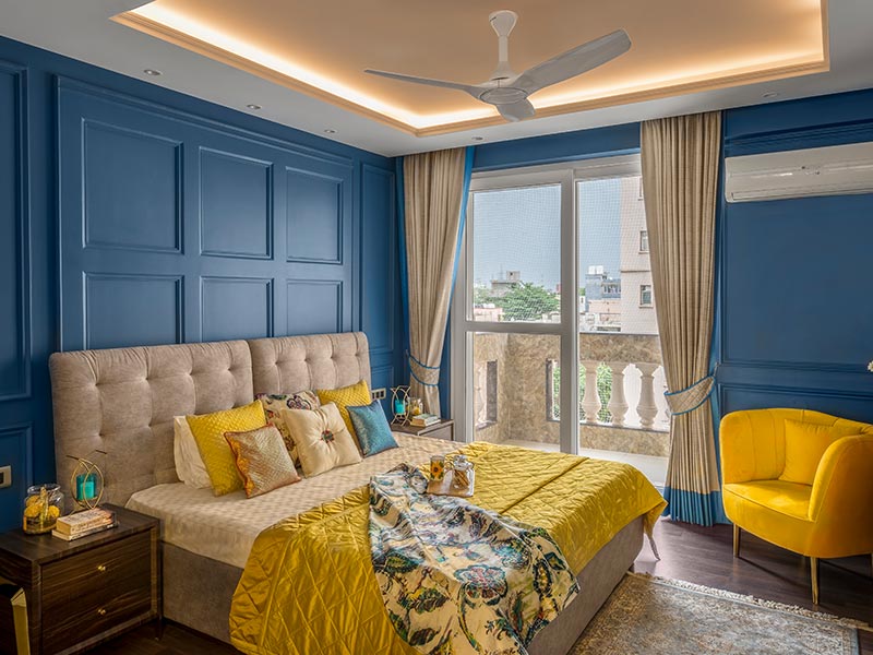 Stylish bedroom false ceiling strip light design – Beautiful Homes