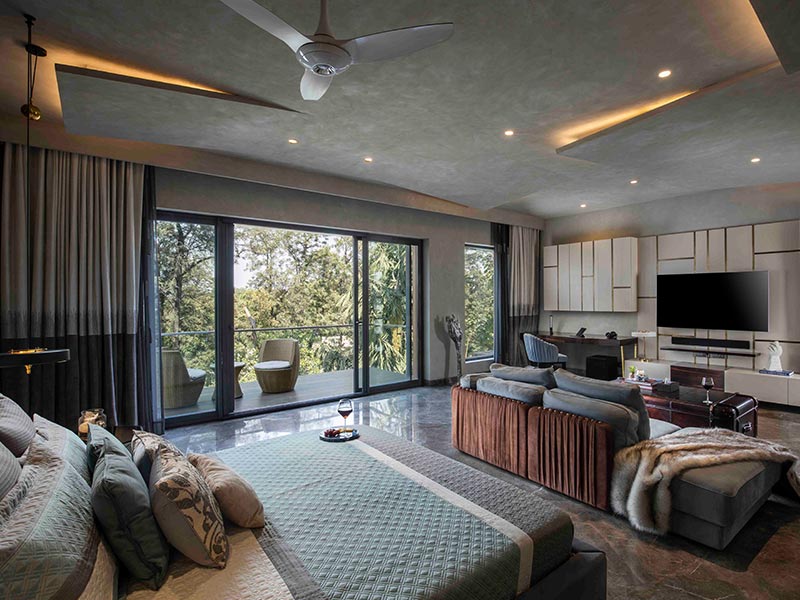 Elegant false ceiling strip light design for bedroom – Beautiful Homes