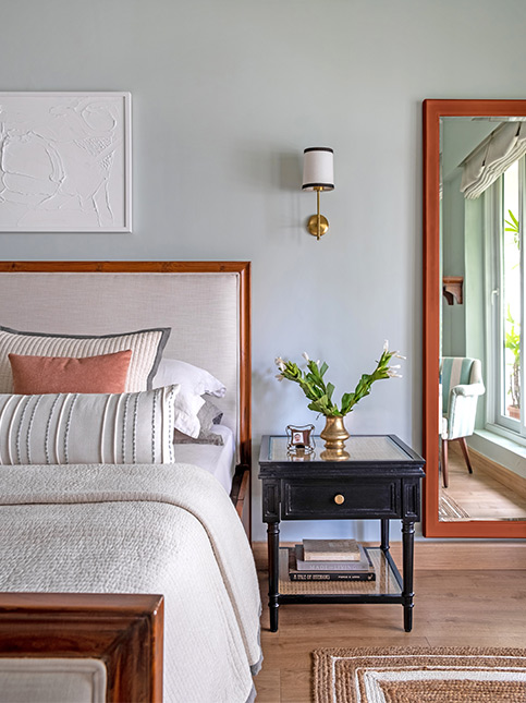 White Wall Art In Bedroom, A Budget Friendly Yet Statement Piece - Beautiful Homes