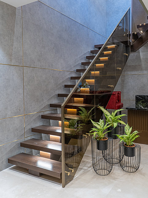 Warm Light Led Staircase Lighting - Beautiful Homes