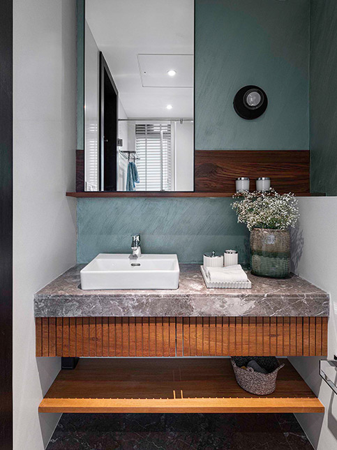 Under Mirror Storage Options for Bathroom - Beautiful Homes