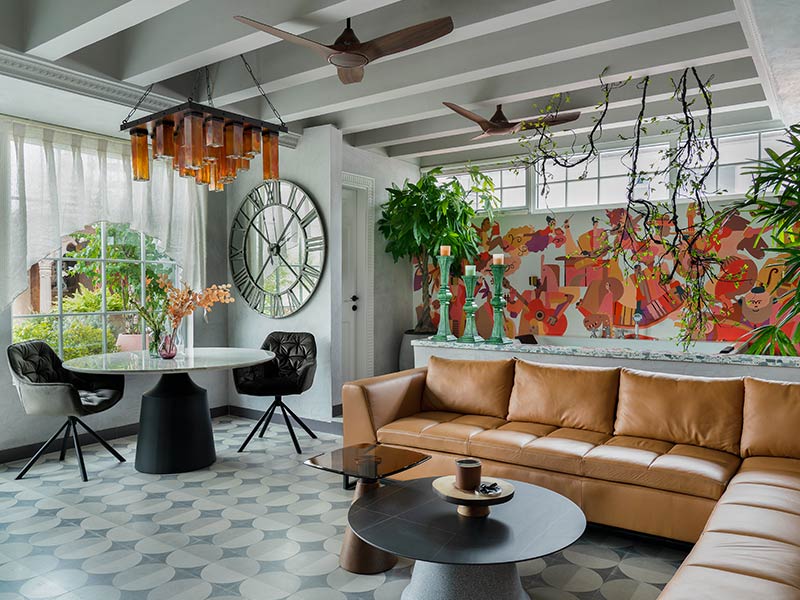 Simple Roman Wall Clock Mirror Reflective Glass Base - Beautiful Homes