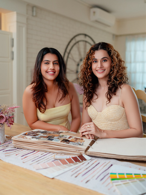 Taapsee and Shagun Pannu – Beautiful Homes