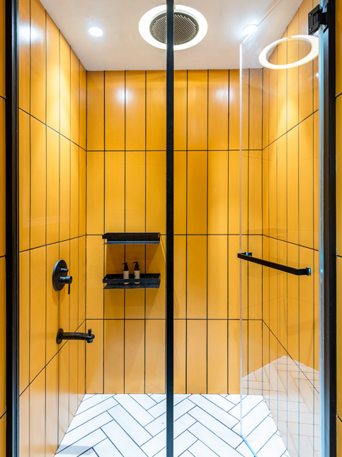 Sunflower Yellow Tiles with Black Outline - Beautiful Homes