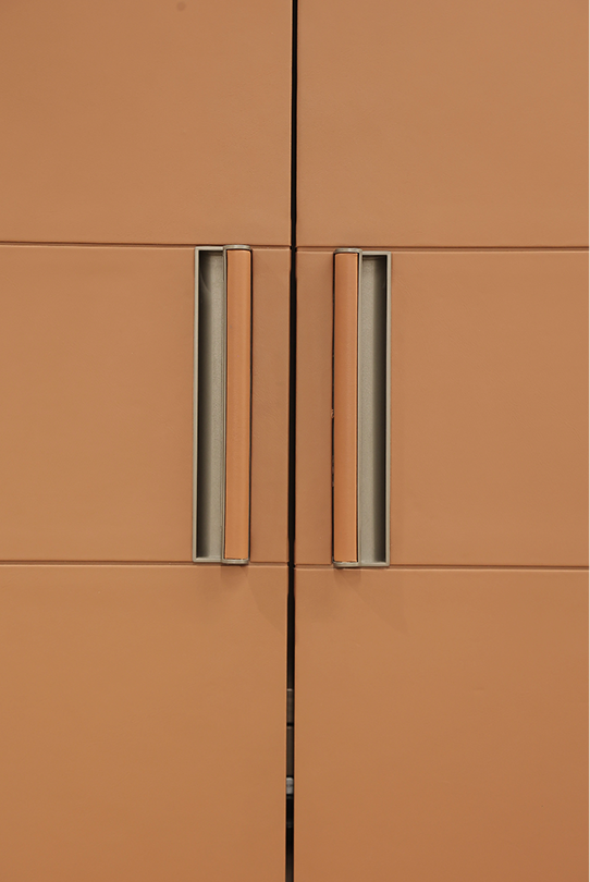 Leatherette Concealed Handle