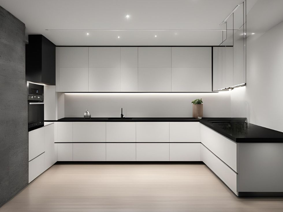 Minimalistic white kitchen - Beautiful Homes