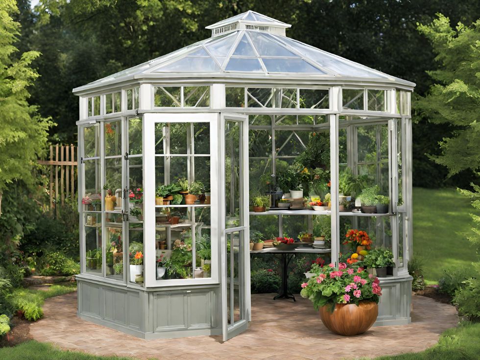 Greenhouse Gazebo - Beautiful Homes