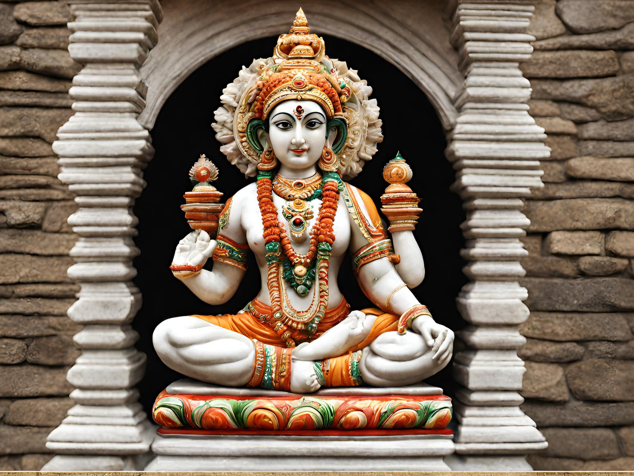 Stone idol for pooja room - Beautiful Homes